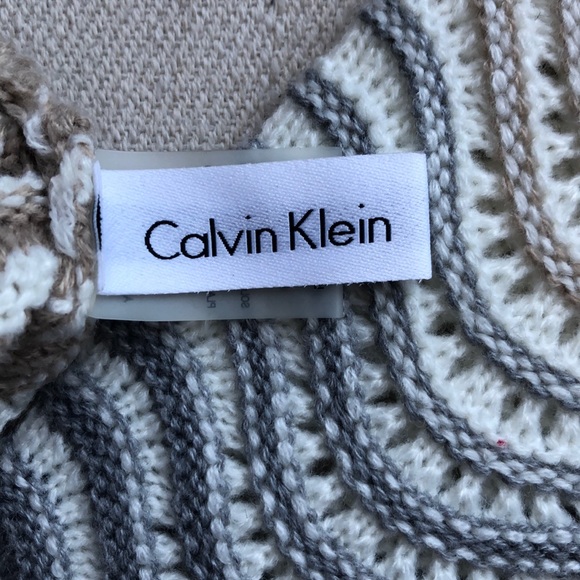 GORGEOUS CALVIN KLEIN CONVERTIBLE LONG GREY GLOVES - Picture 7 of 8